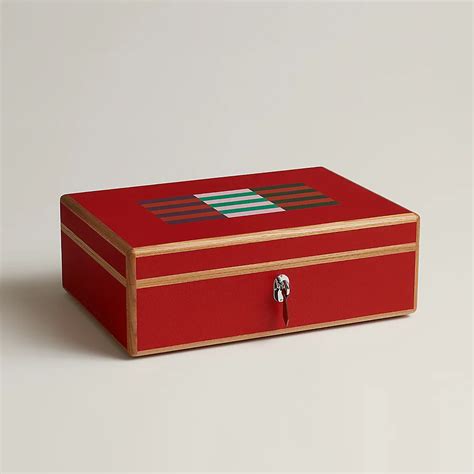 hermes empty watch box|Amalthee Oxer watch and jewelry box, large model.